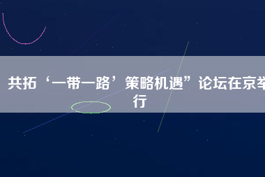 共拓‘一帶一路’策略機(jī)遇”論壇在京舉行